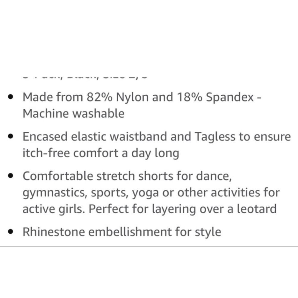 Black sports shorts - Picture 9 of 10